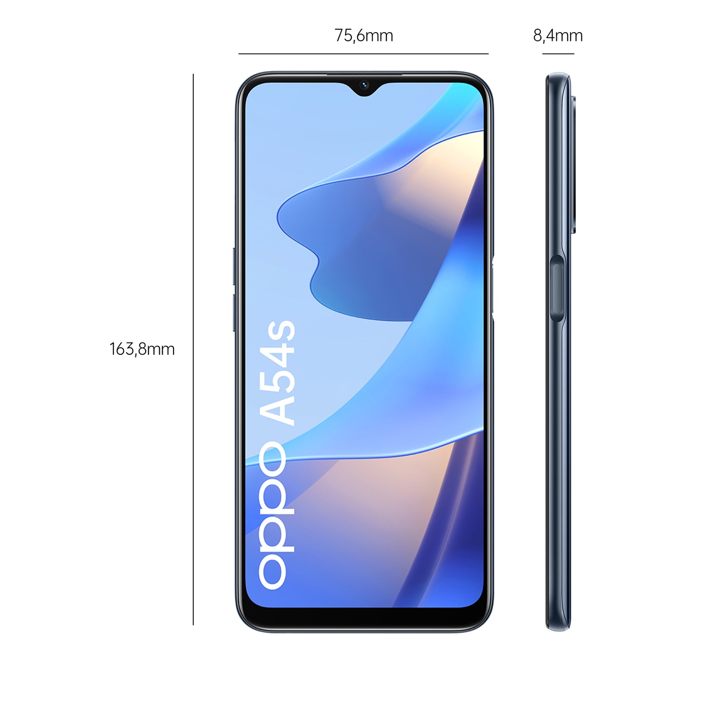Oppo A54S Crystal Black