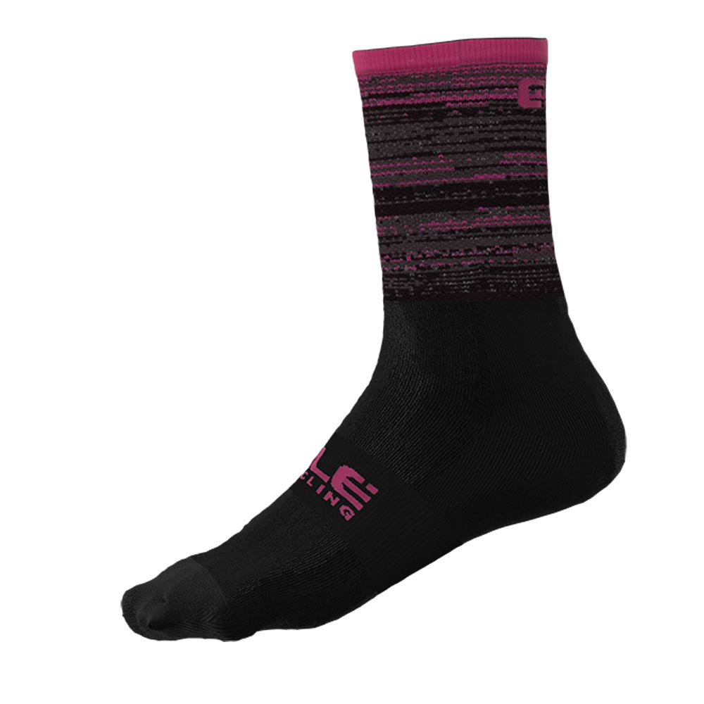 Alé Clothing Scanner Q-Skin 16cm Socks Black/Pink L/44-47