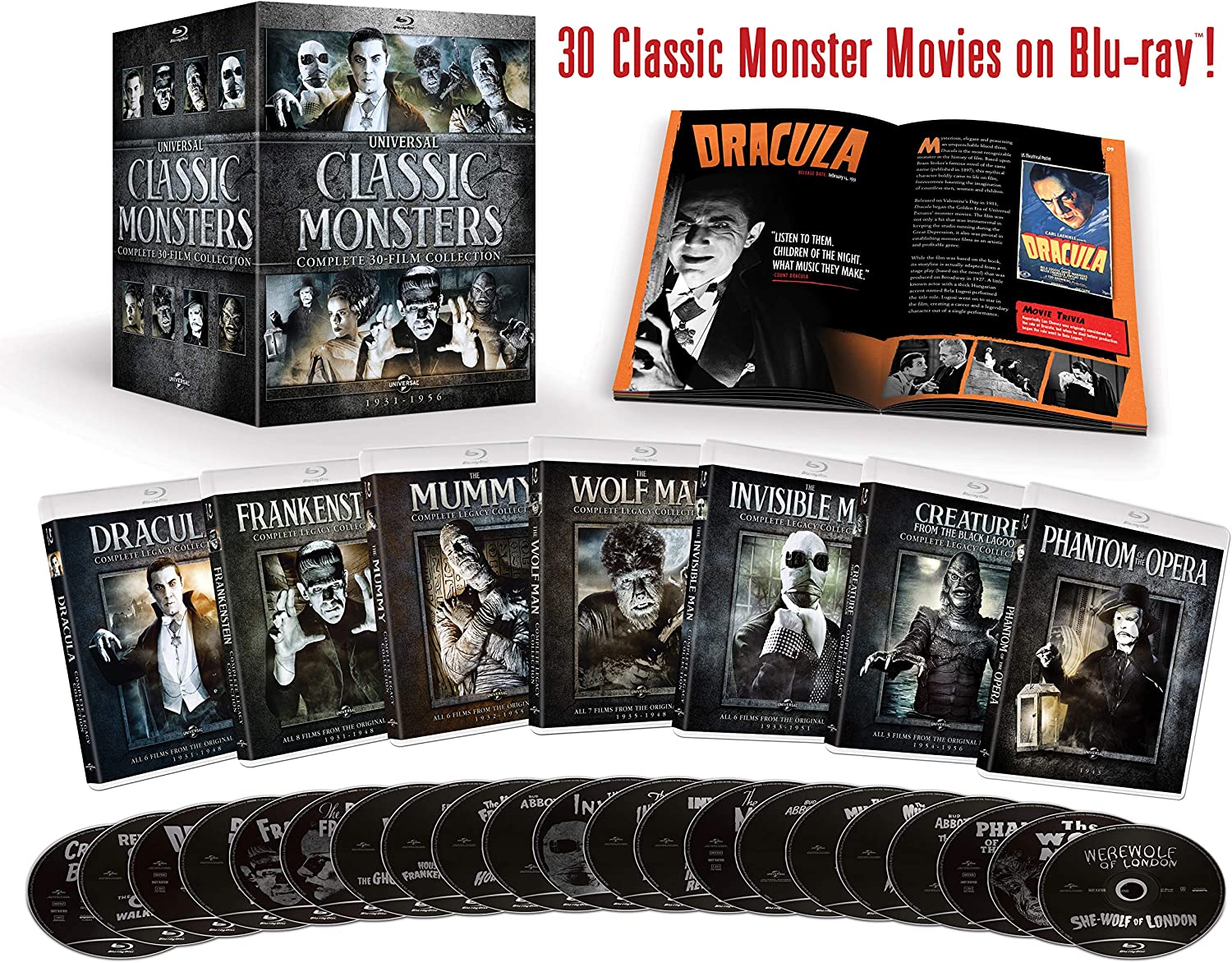 Universal Classic Monsters: Complete 30-Film Collection