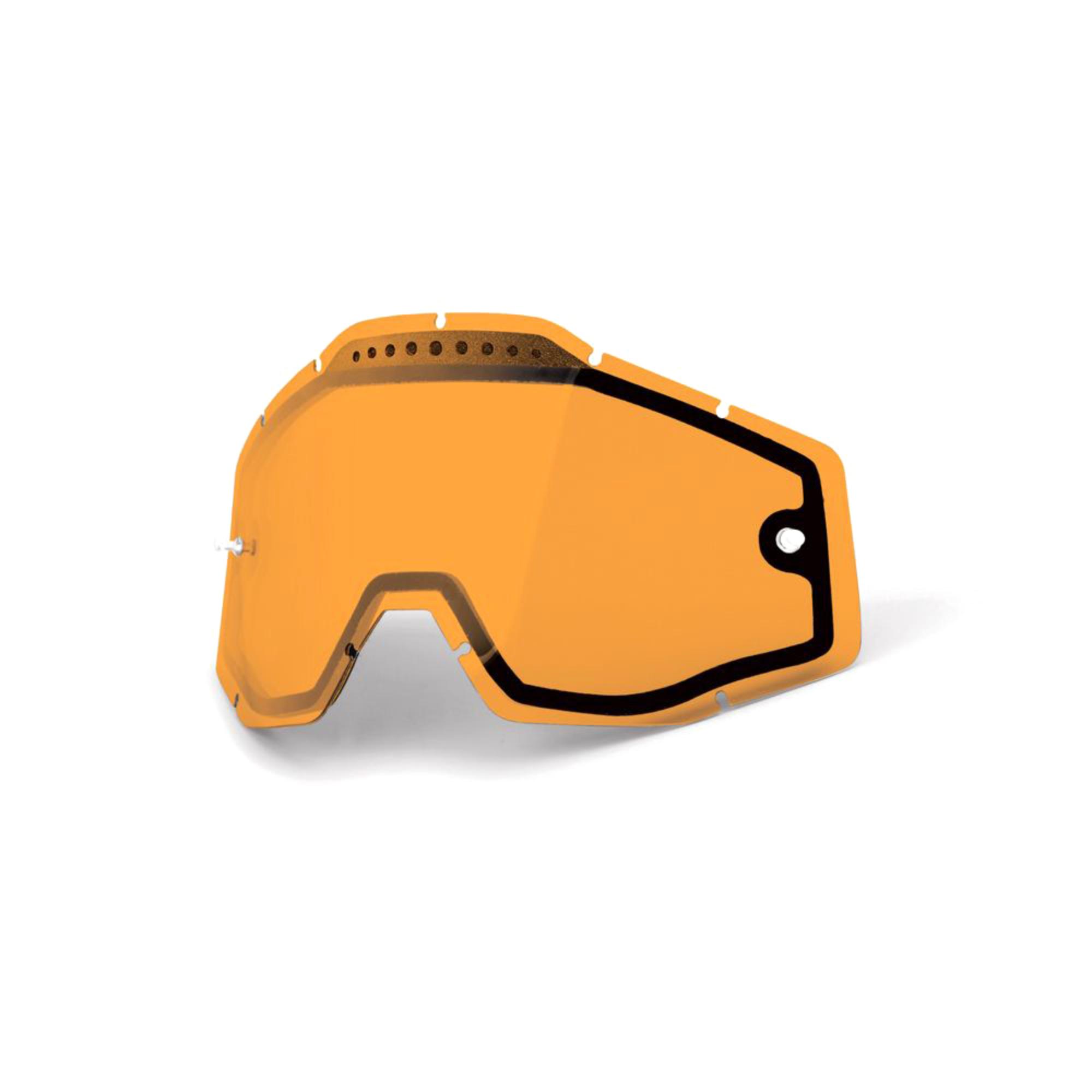 100% Accuri / Racecraft / Strata Vented Dual Pane Lens - Persimmon