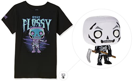 FORTNITE - Boxed T-Shirt POP + Pocket POP - Skull
