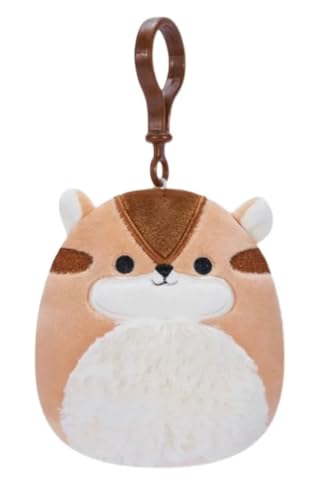 Squishmallows - 9 Cm P17 Clip On - Melzie The Chipmunk