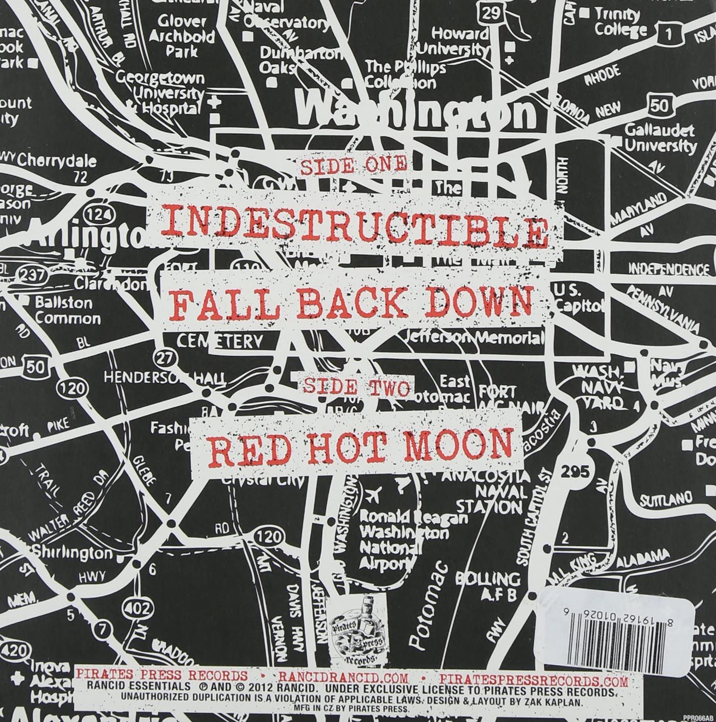 Indestructible/Fall Back Down/ [7"