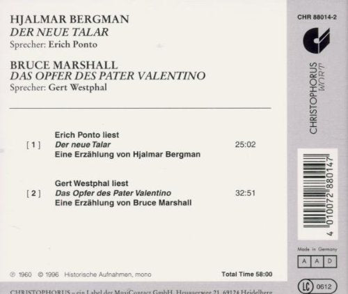 Bergmann: Der neue Talar/Marshall: Das Opfer des Pater Valentino
