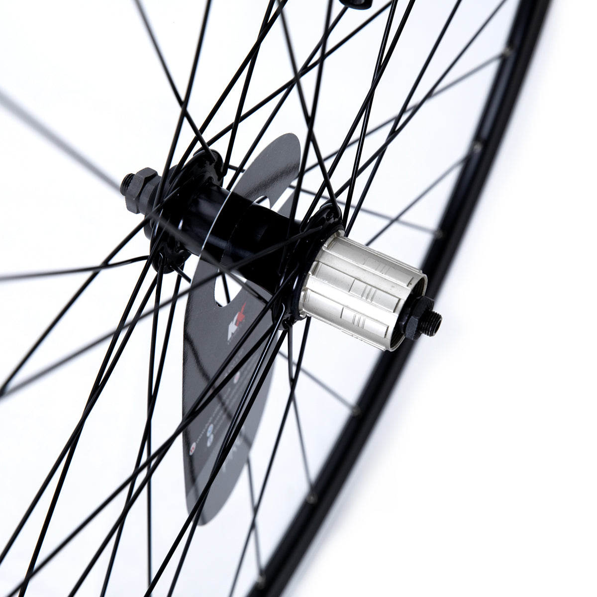 KX Pro Road 700C Q/R Sealed Bearing Wheel 10-11 Speed in Black - Front