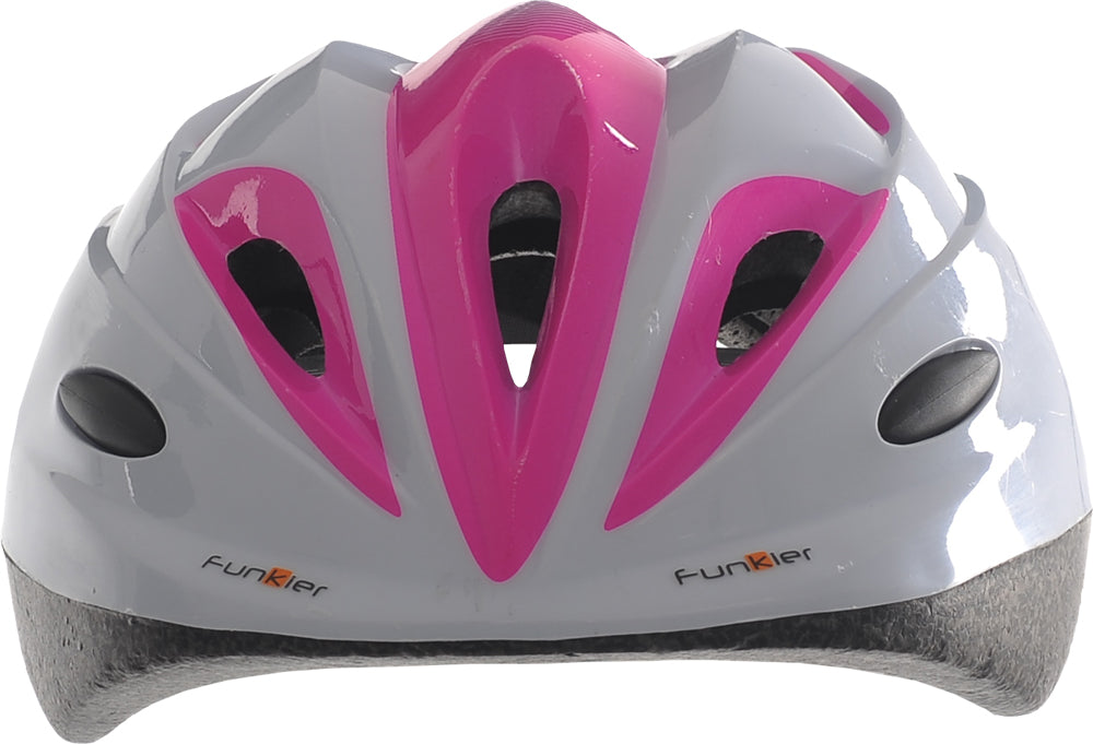 Funkier Dreamz Kids Helmet in White/Pink (46-51cm)