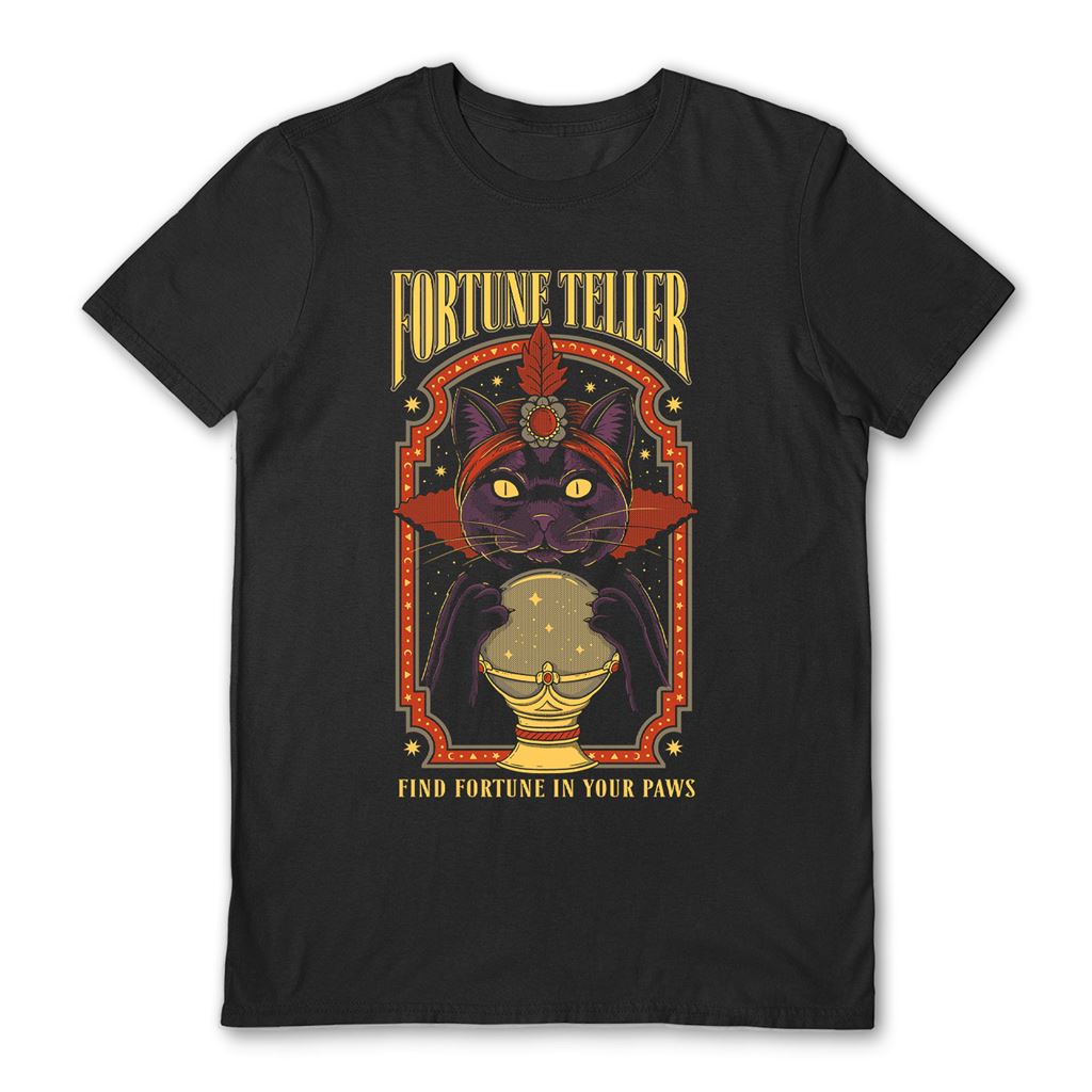 THIAGO CORREA (FORTUNE TELLER) BLACK UNISEX T-SHIRT
