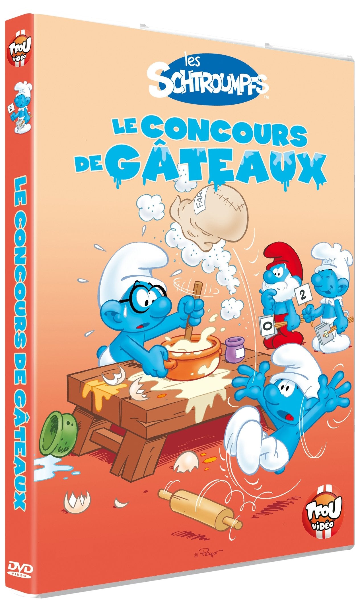 Les schtroumpfs : le concours de gâteaux
