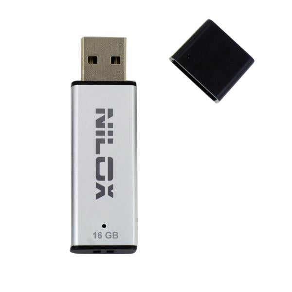 Nilox 16GB USB2.0 USB flash drive USB Type-A 2.0 Silver