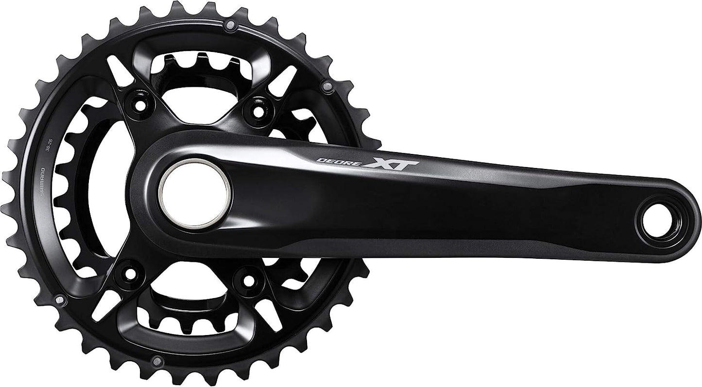 Shimano Deore XT FC-M8120 XT chainset, double 36/26, 12-speed, 51.8 mm chainline, 165 mm