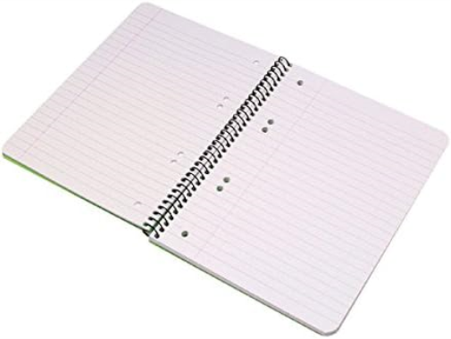 Q-Connect Pp Spiral Pad A5 Green Pk5