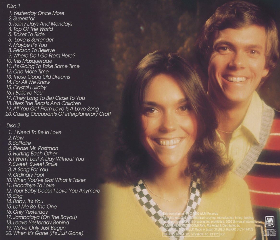 Carpenters 40/40 Best Selection