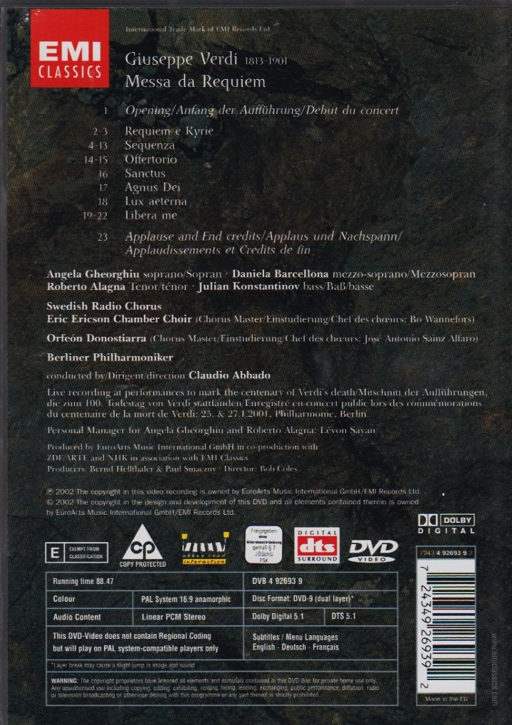 Verdi, Giuseppe - Requiem
