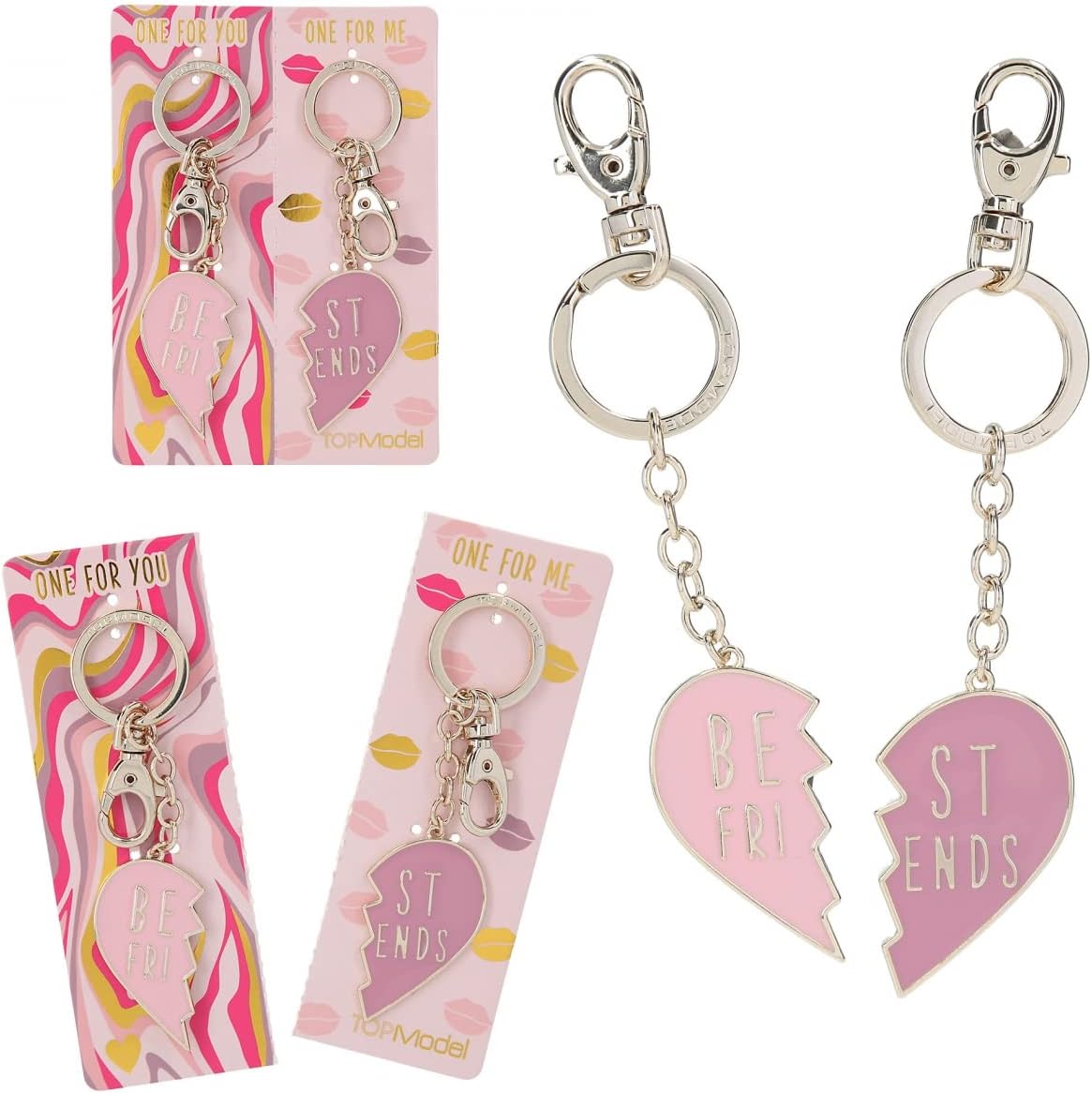 TOPModel - TOPModel Sleutelhanger BFF Gebroken Hart 2st.