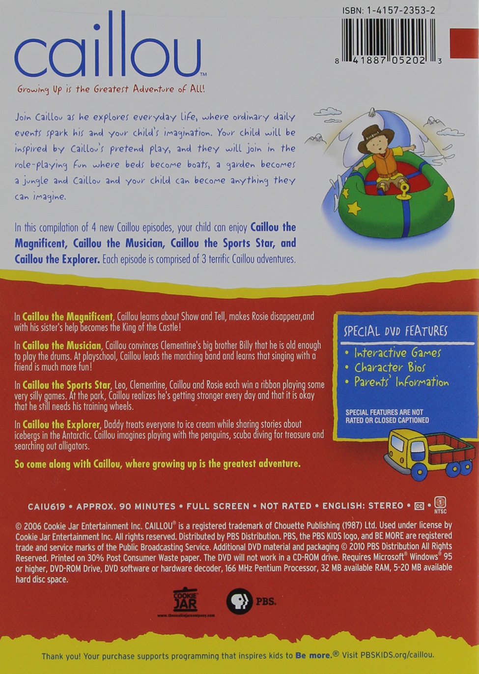 Caillou - Caillou's World of Wonder