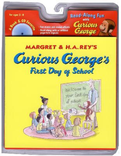 Curious George's First Day of School Book & Cd