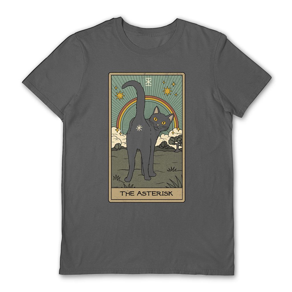 THIAGO CORREA (THE ASTERISK) CHARCOAL UNISEX T-SHIRT