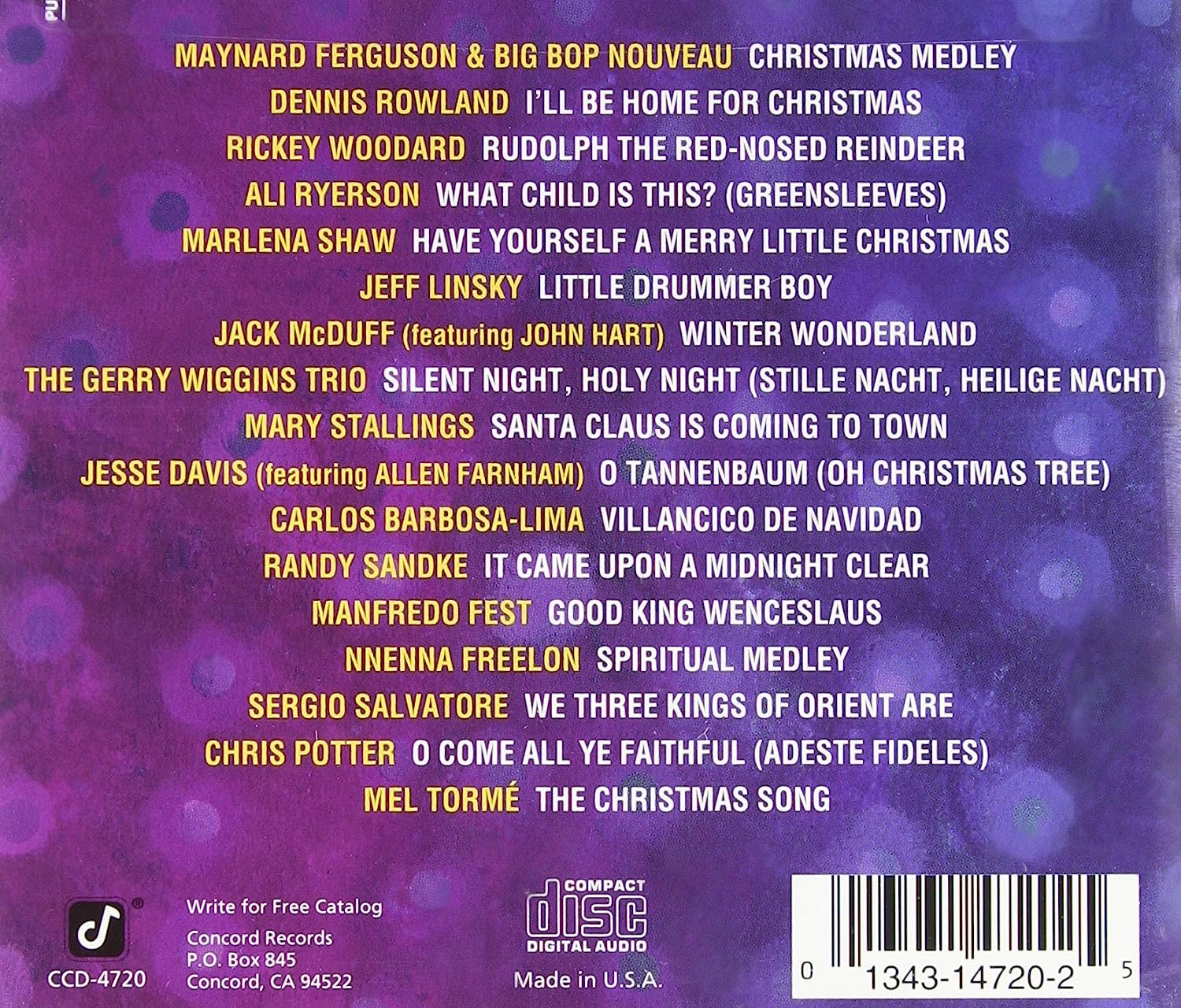 Concord Jazz Christmas 2