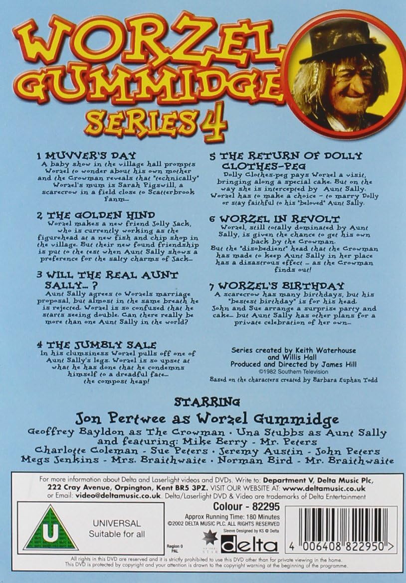 Worzel Gummidge - The Complete Series 4 - Episodes 1-7 (Import)