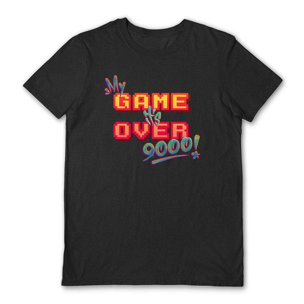 TATO (IT`S OVER 9000!) BLACK UNISEX T-SHIRT