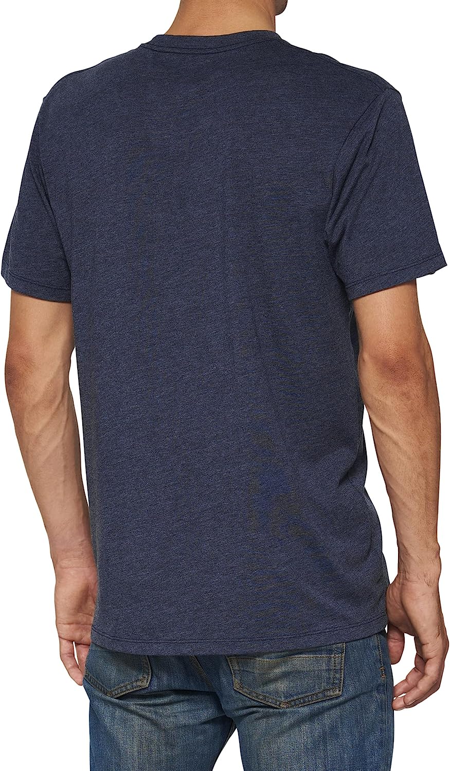 100% ICON Short Sleeve T-Shirt Navy Heather M