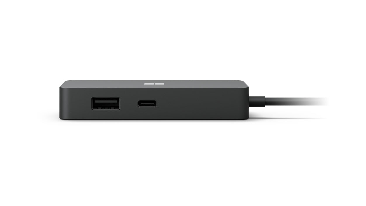 Microsoft USB-C Travel Hub USB 3.2 Gen 2 (3.1 Gen 2) Type-C Black