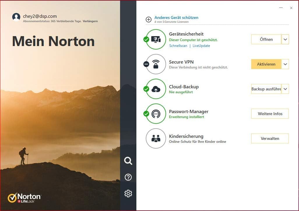 Norton 360 Deluxe - Generic (5 Gerate | 1 Jahr)