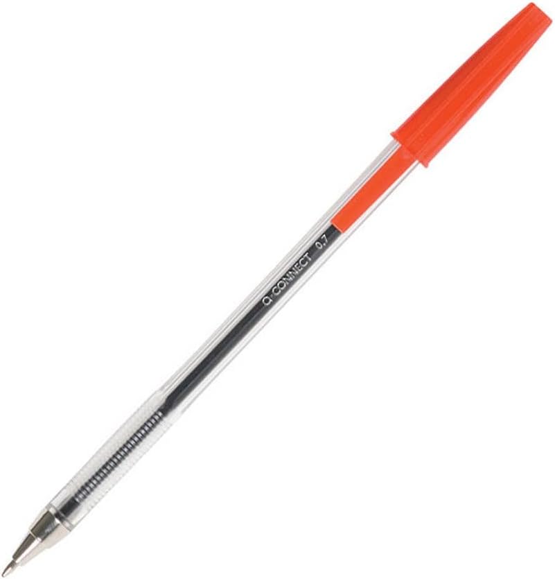 Q-Connect Ball Point Med Red Pk50