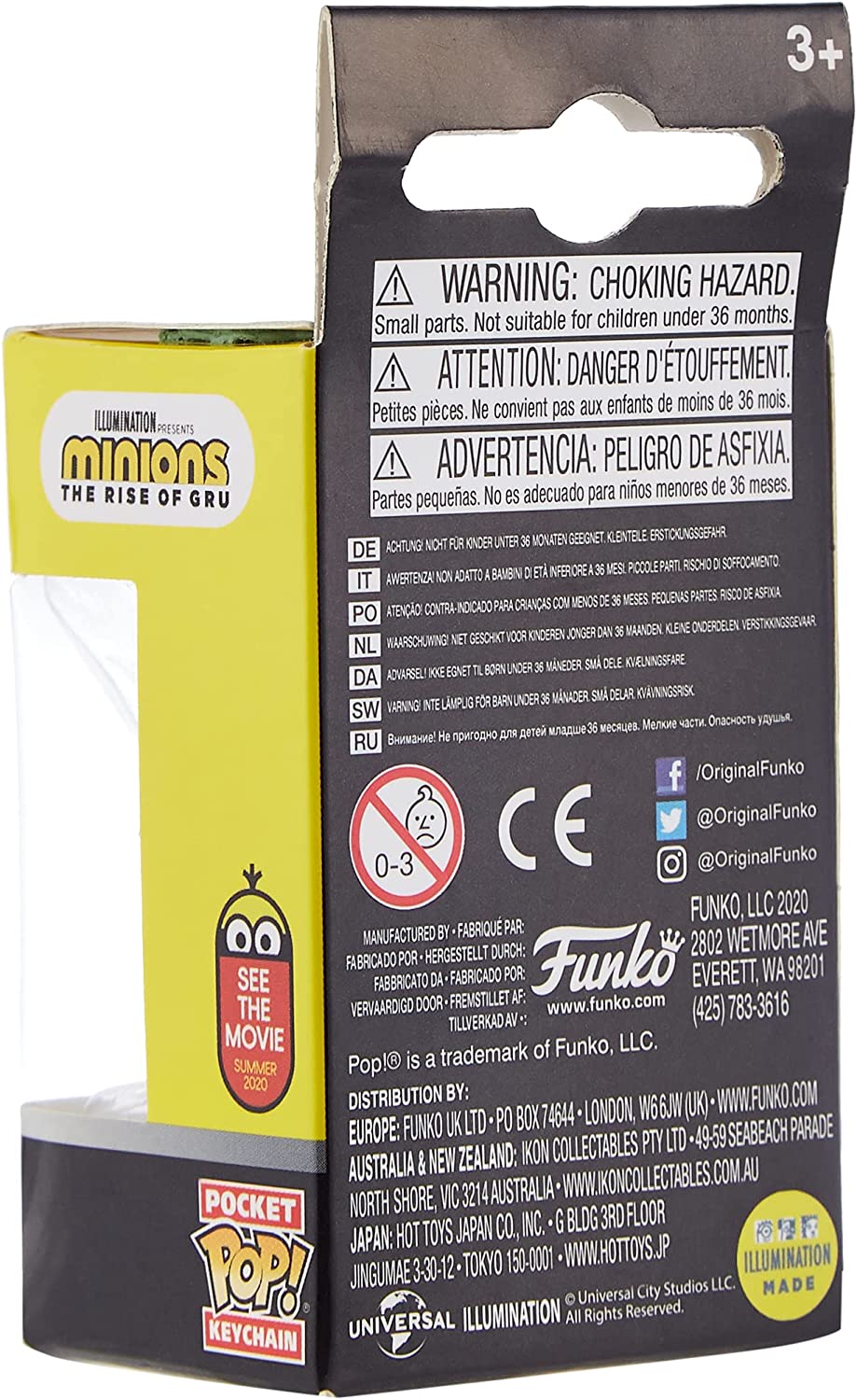 Funko Pop Keychain: Minions 2 - Kung Fu Kevin