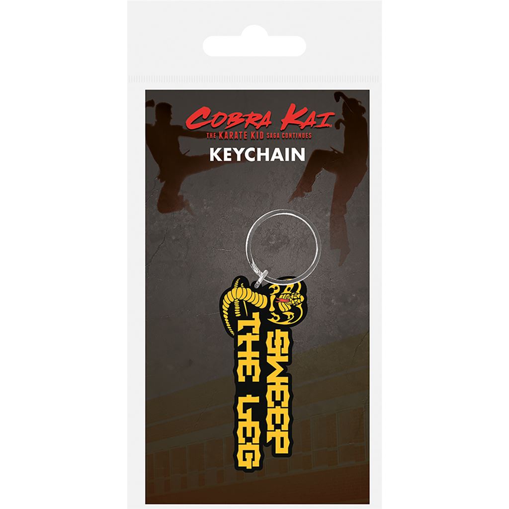 COBRA KAI (SWEEP THE LEG) PVC KEYCHAIN