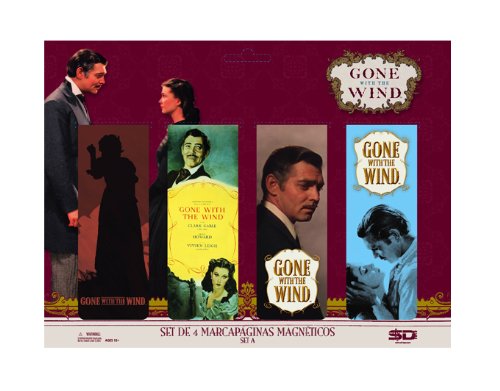 Gone With The Wind Magnetic Bookmarks Set A