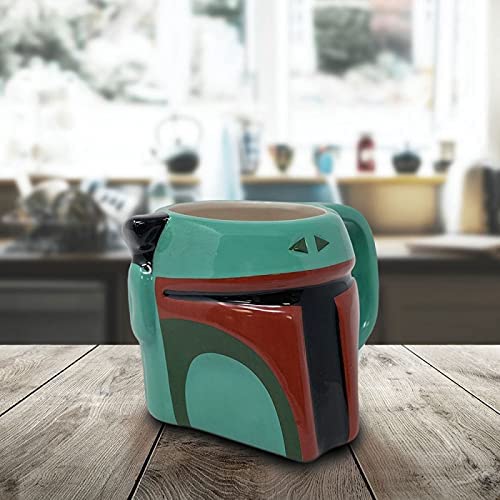 Star Wars (Boba Fett) Sculpted Mug Multicolored 1 Count (Pack of 1)