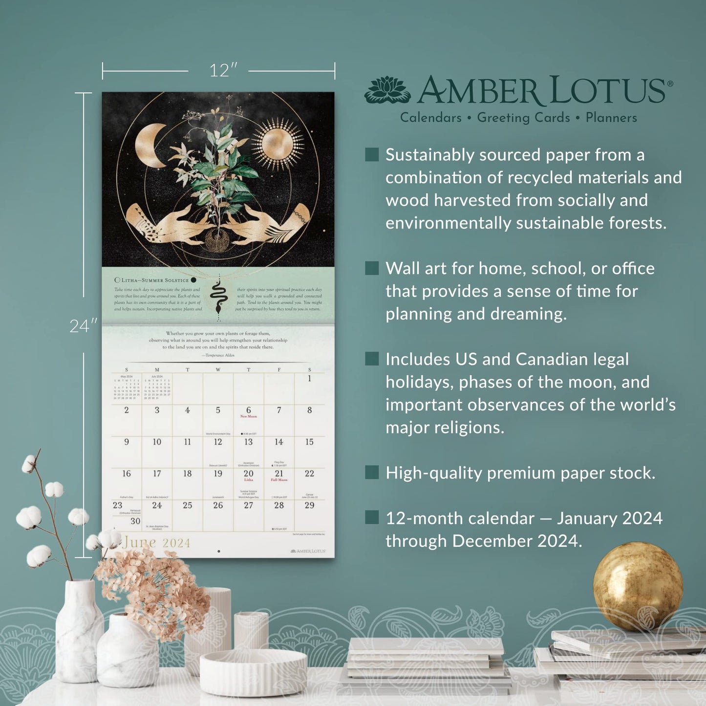 Year of the Witch 2024 Calendar