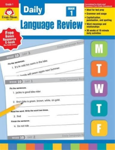 Daily Language Review, Grade 1 Teacher Edition