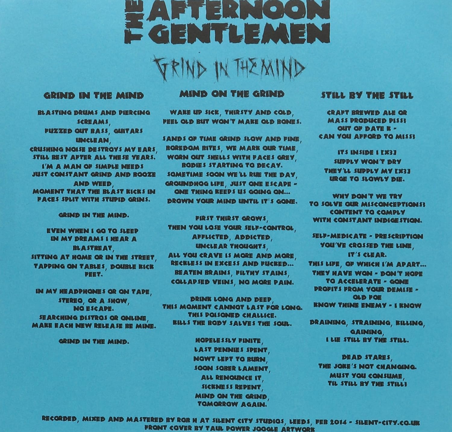 Afternoon Gentlemen - 7-grind In The Mind