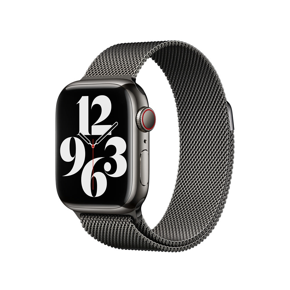 Apple Milanaise 41 mm Smartwatch-Armband graphit