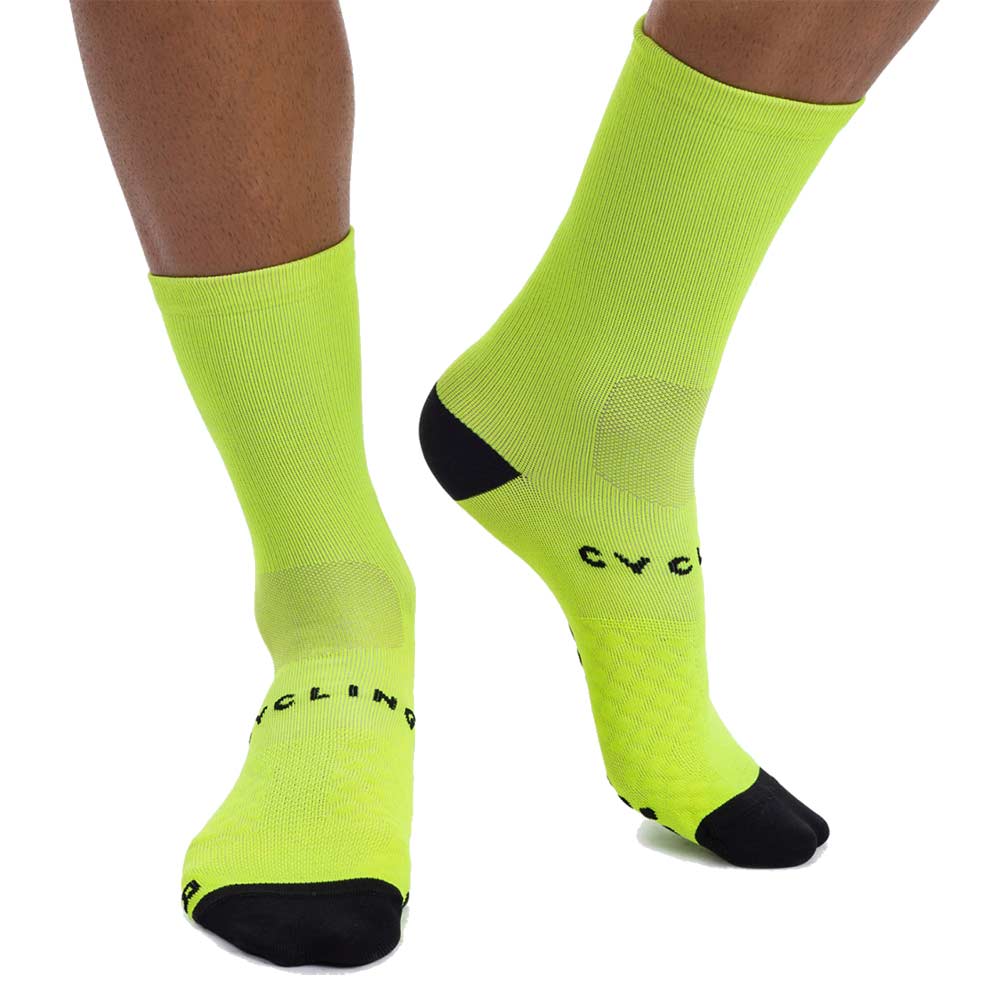 Alé Clothing Digitopress Cupron 16cm Socks Yellow M/40-43