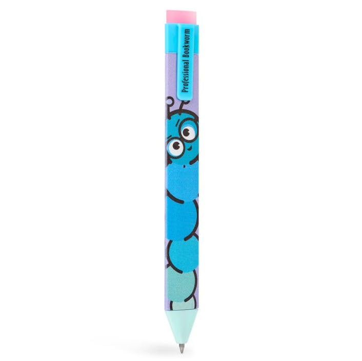 Pen Bookmark Bookworm With Refills