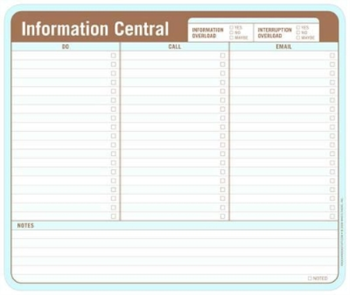 Knock Knock Information Central Paper Mousepad