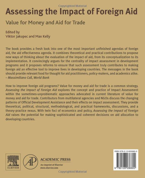 Assessing the Impact of Foreign Aid