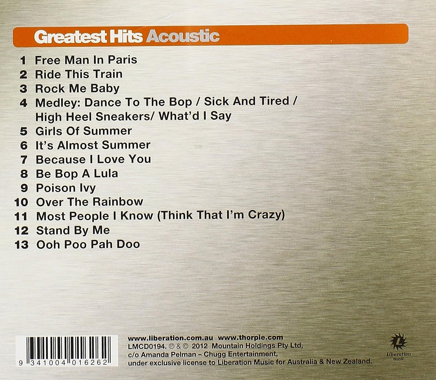 Greatest Hits Acoustic
