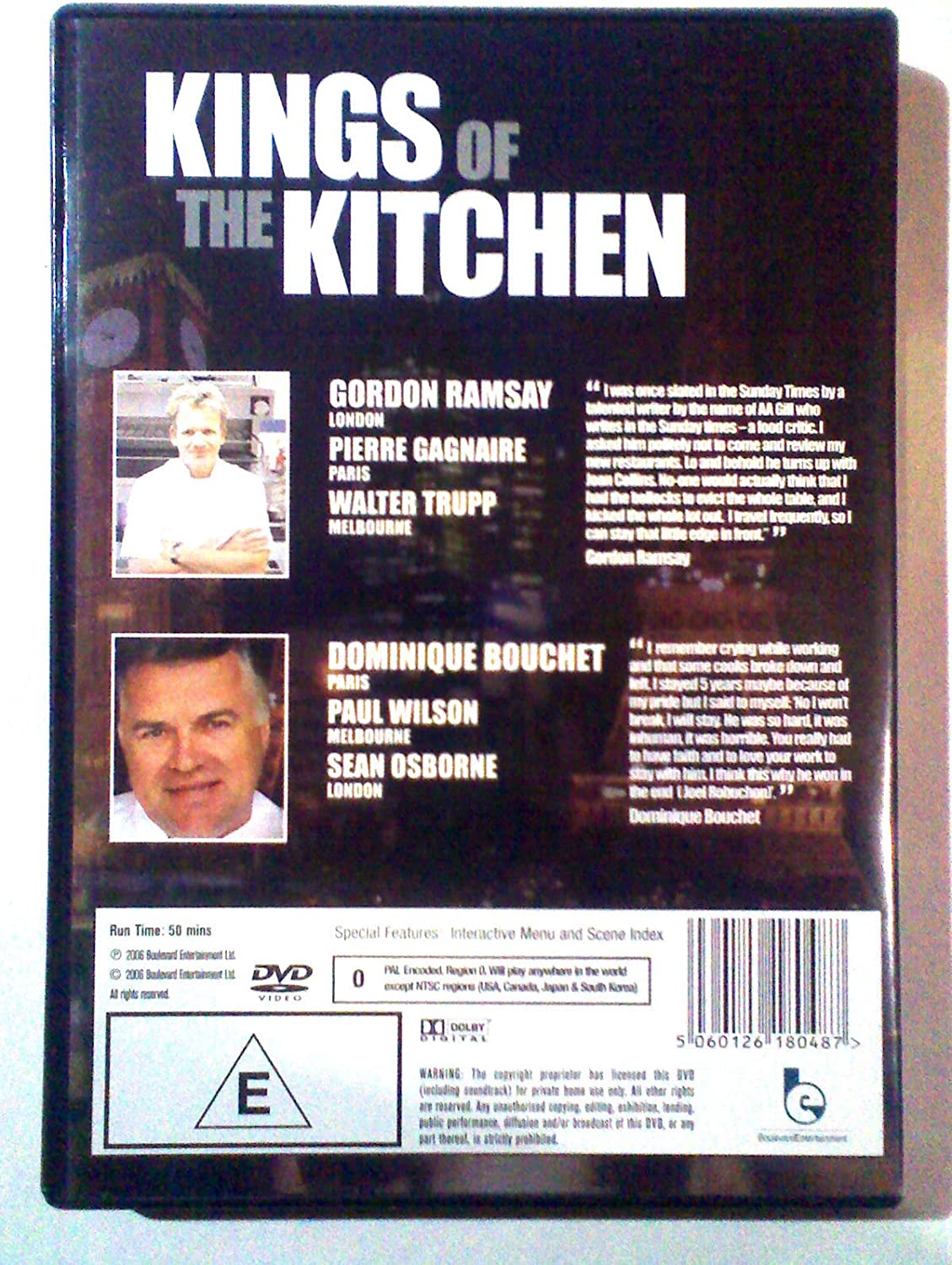 Kings Of The Kitchen Gorden Ramsay/Dominique Bouchet