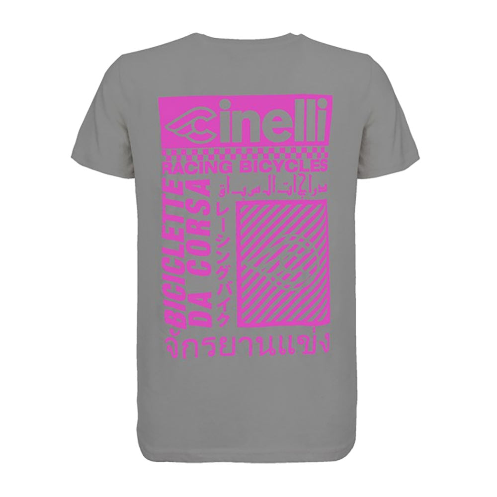 Cinelli Racing Bicycles T-Shirt Heather Grey L