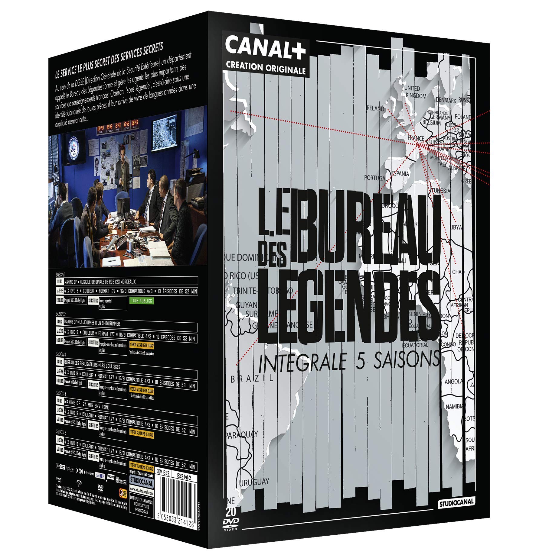 Coffret le bureau des légendes, saisons 1 à 5