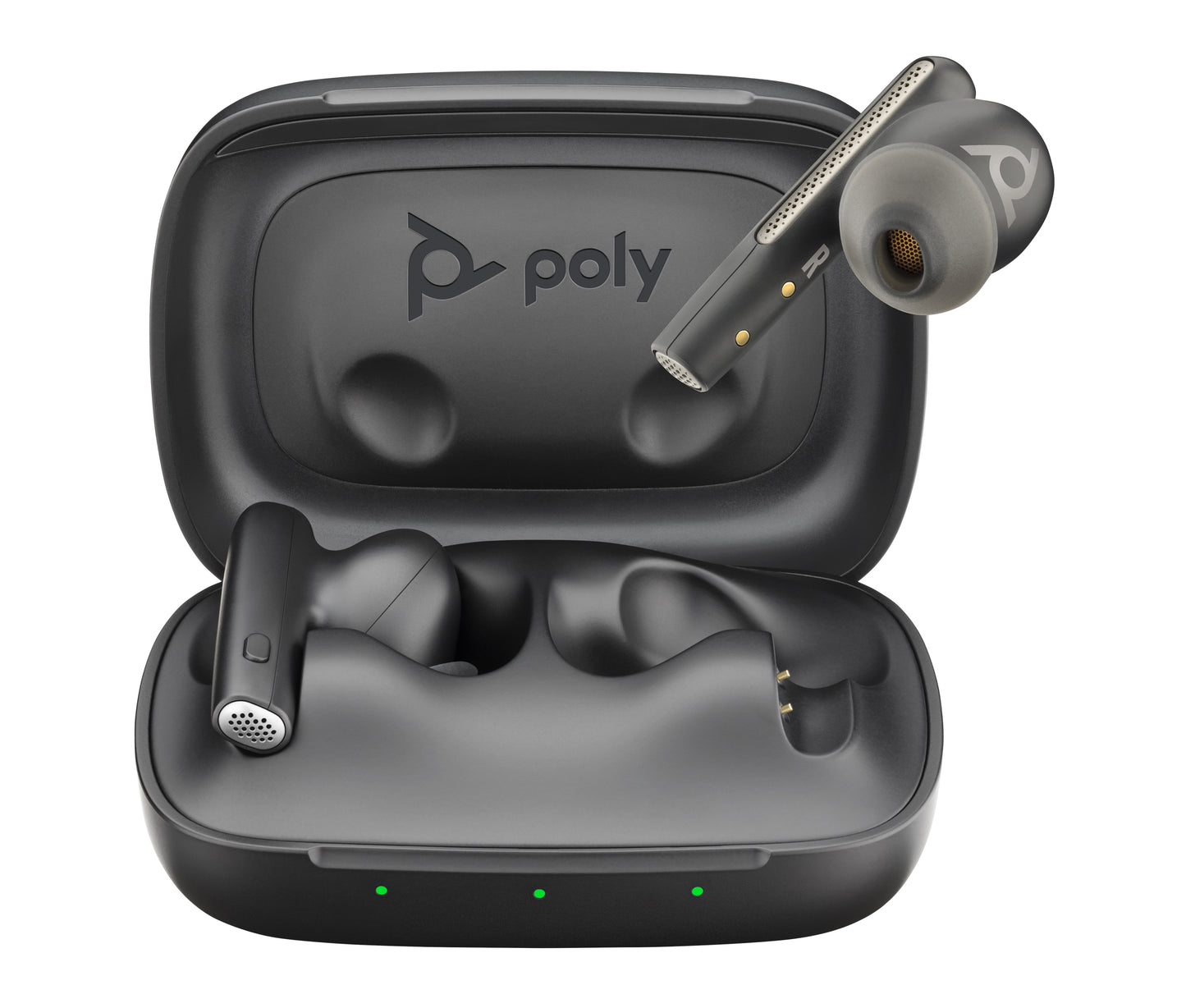 Voyager Free 60 Uc W/Charge Case Usb-A Black Ww