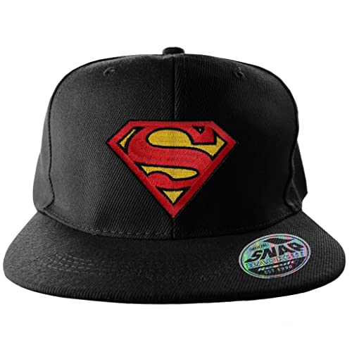 SUPERMAN - Logo - Standard Snapback Cap Black
