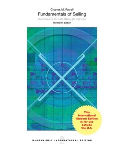 Fundamentals Of Selling Intl Ed
