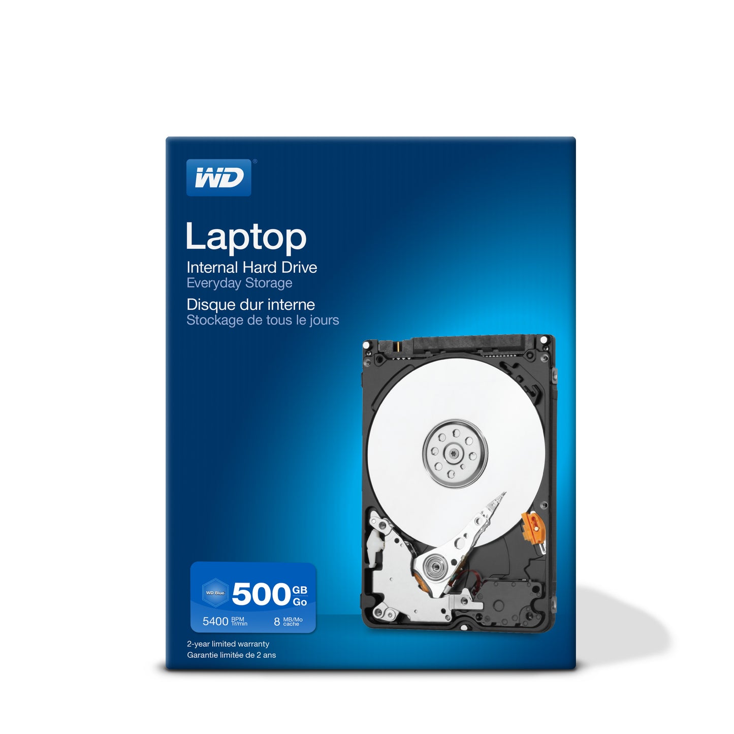 Western Digital Laptop Everyday 2.5" 500 GB Serial ATA II