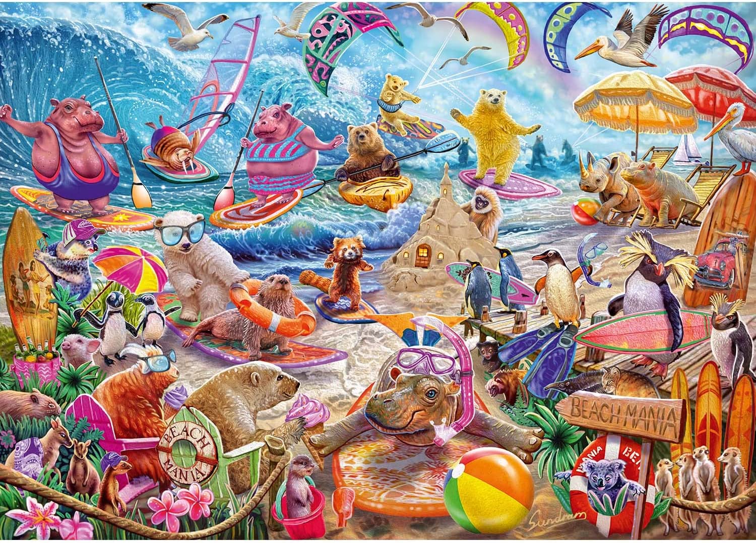 Steve Sundram: Beach Mania (1000Pc)