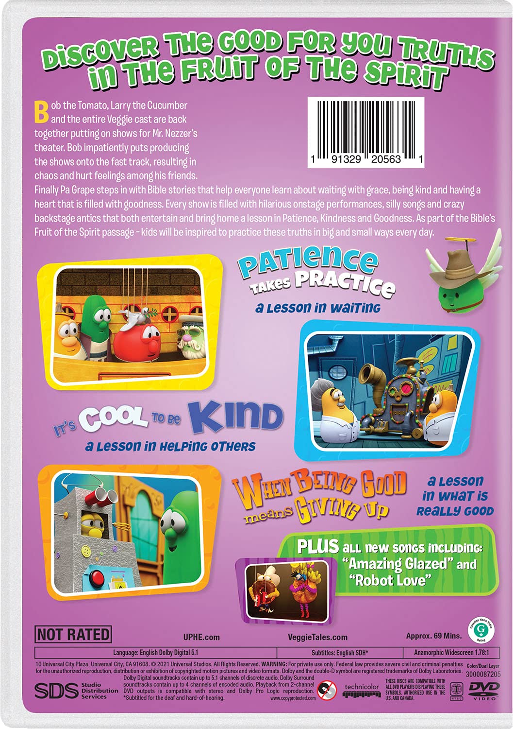 Veggietales: Fruit Of The Spirit Stories, Vol. 2 - Patience, Kindness, Goodness